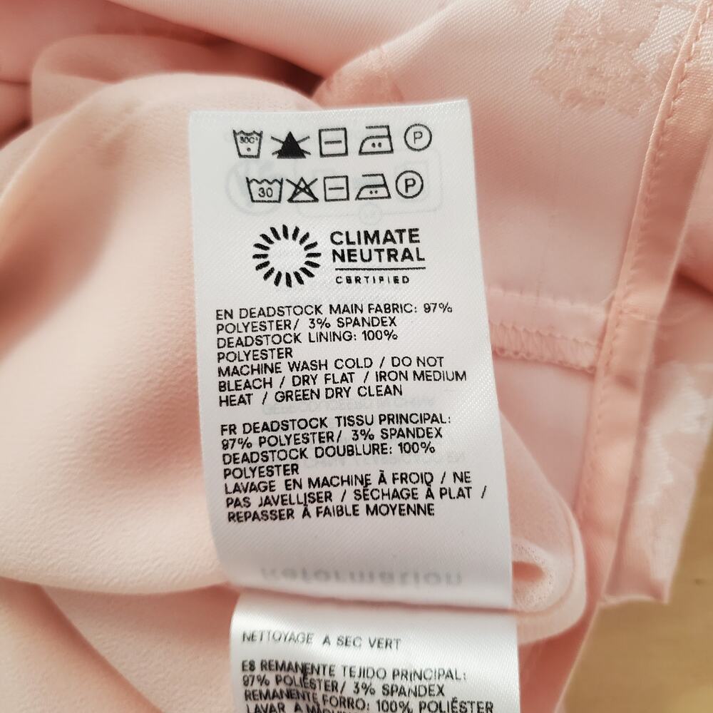 Reformation Frankie Floral Jacquard Satin Slip Maxi Dress Light Pink Size 10 - Picture 15 of 15